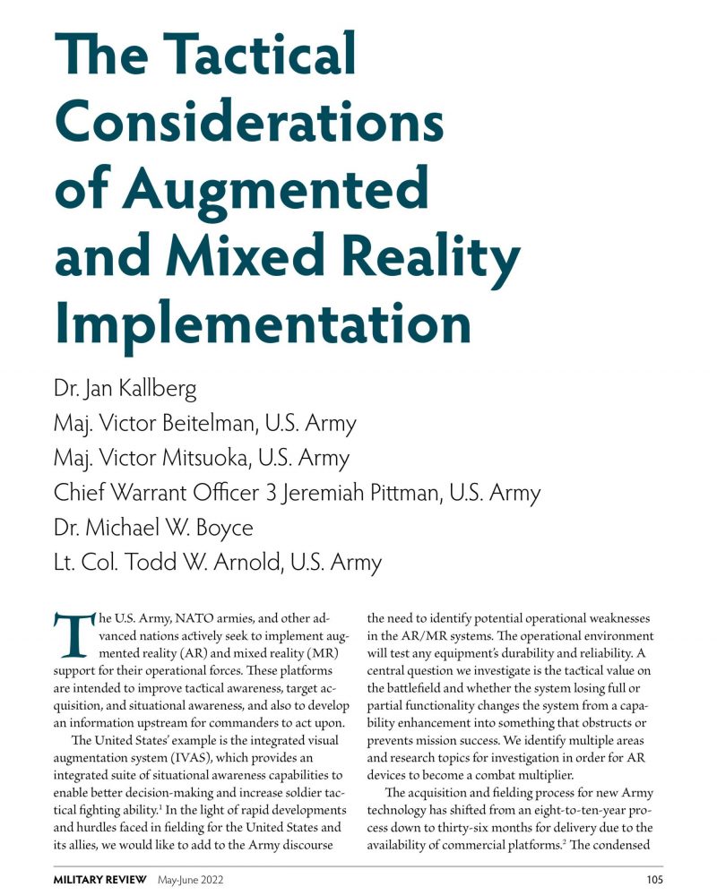 The tactical considerations of augmented and mixed reality implementation Thumb (2)